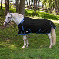 TuffRider Comfy-Fit Medium Weight Standard Neck Ripstop Turnout Blanket w/ Adjustable Neck Opening- 1200D, 200 GSM