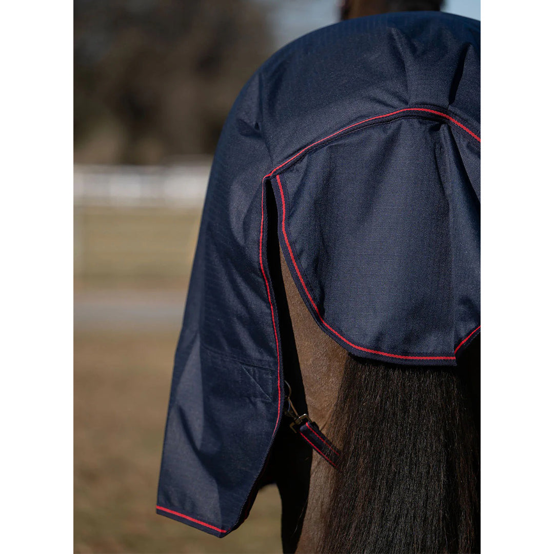 TuffRider 600 D Ripstop Standard Neck Light Weight Turnout Blanket with 100 GSM Fill