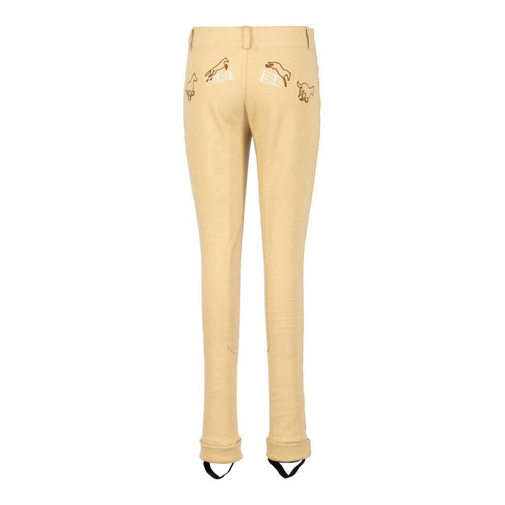 TuffRider Children's Cotton Embroidered Pull-On Jodhpurs