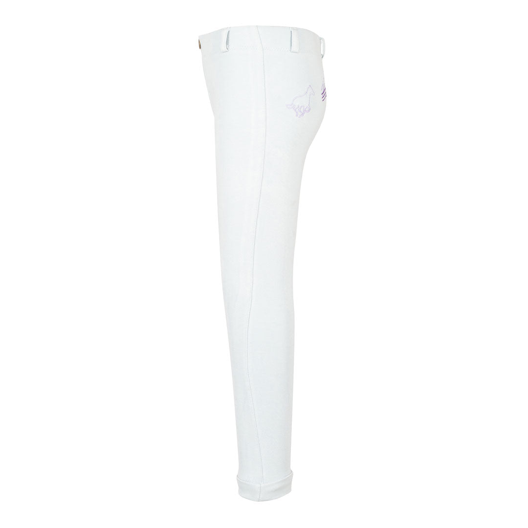 TuffRider Children's Cotton Embroidered Pull-On Jodhpurs