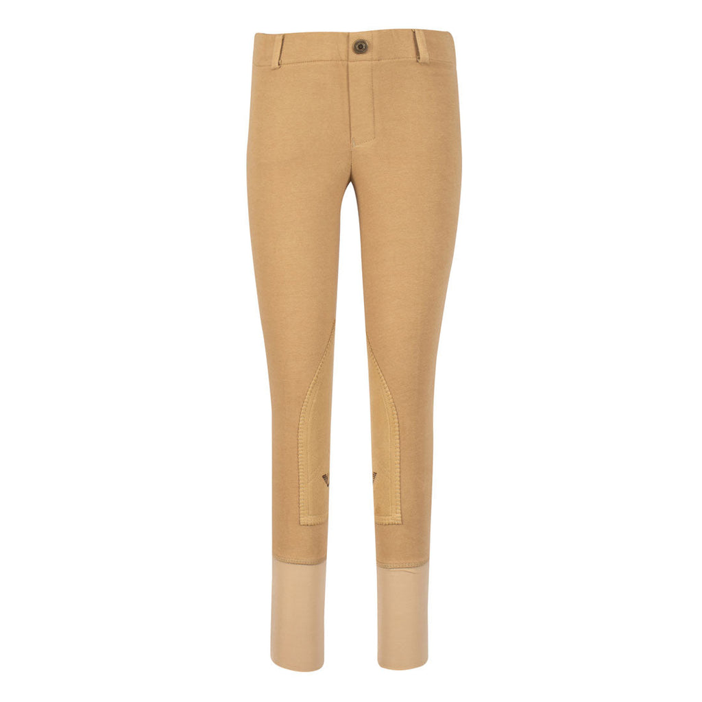 TuffRider Children's Starter Lowrise Pull-On Knee Patch Breeches