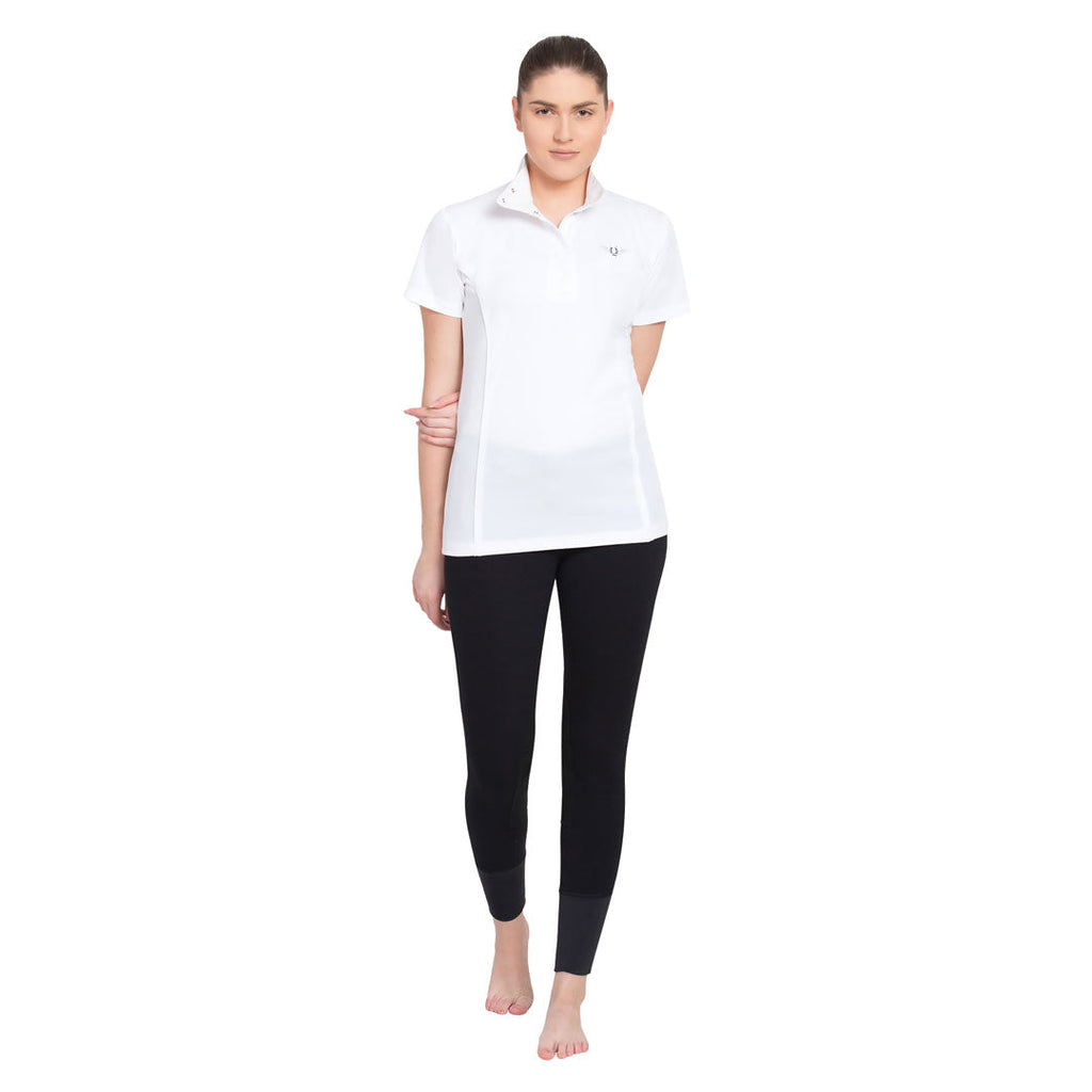 TuffRider Ladies Kirby Kwik Dry Short Sleeve Show Shirt