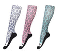 Equine Couture Ladies Tara Technical Padded Knee Hi Boot Socks - 3 Pack