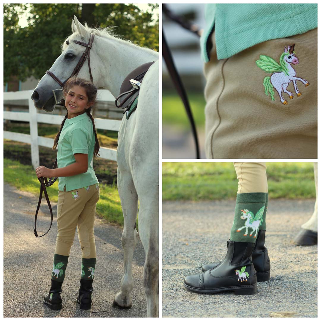 TuffRider Children's Unicorn Starter Front Zip Paddock Boots