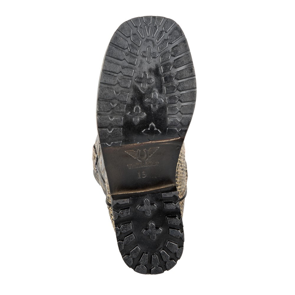 TuffRider Youth Black Snake in My Boot Western Leather Boots