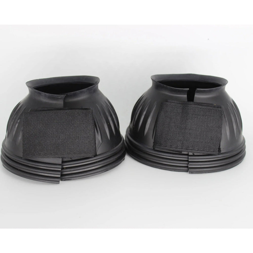 TuffRider Komplett Protkt Bell Boots Ribbed and Ringer with Hook and Loop Tape