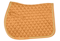 Quilted Satin All-Purpose Saddle Pad - Muted Safron