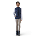 Kids' Quilted Hybrid Puffer Vest - Navy
