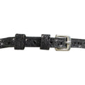 Patterned Leather Spur Straps