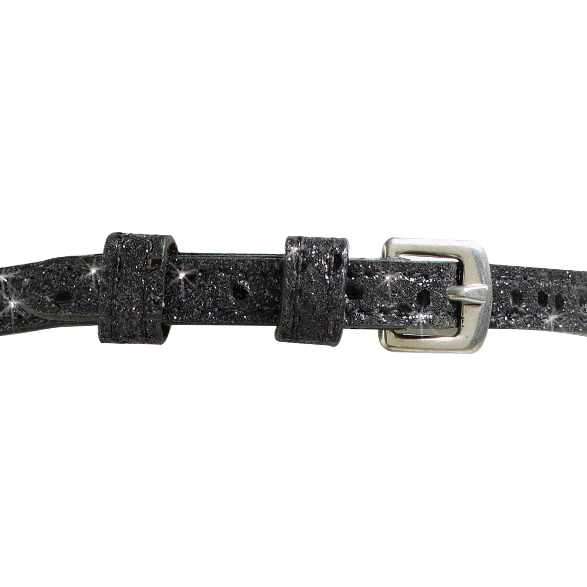 Patterned Leather Spur Straps