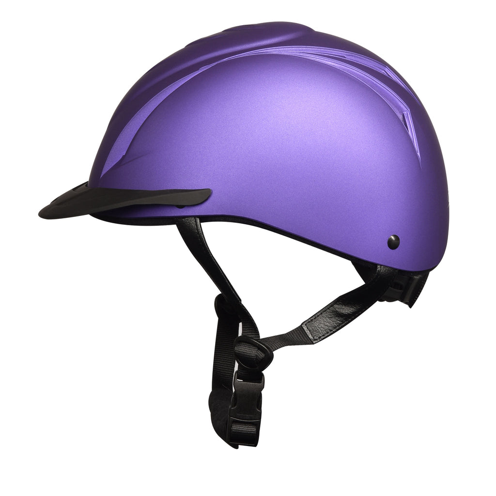 Metallic Deluxe Schooler Helmet - Purple