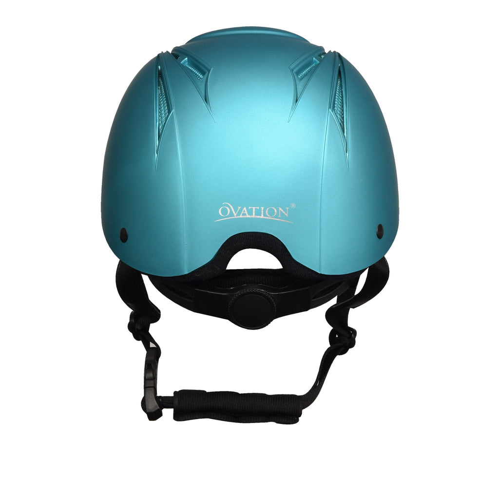 Metallic Deluxe Schooler Helmet- Teal