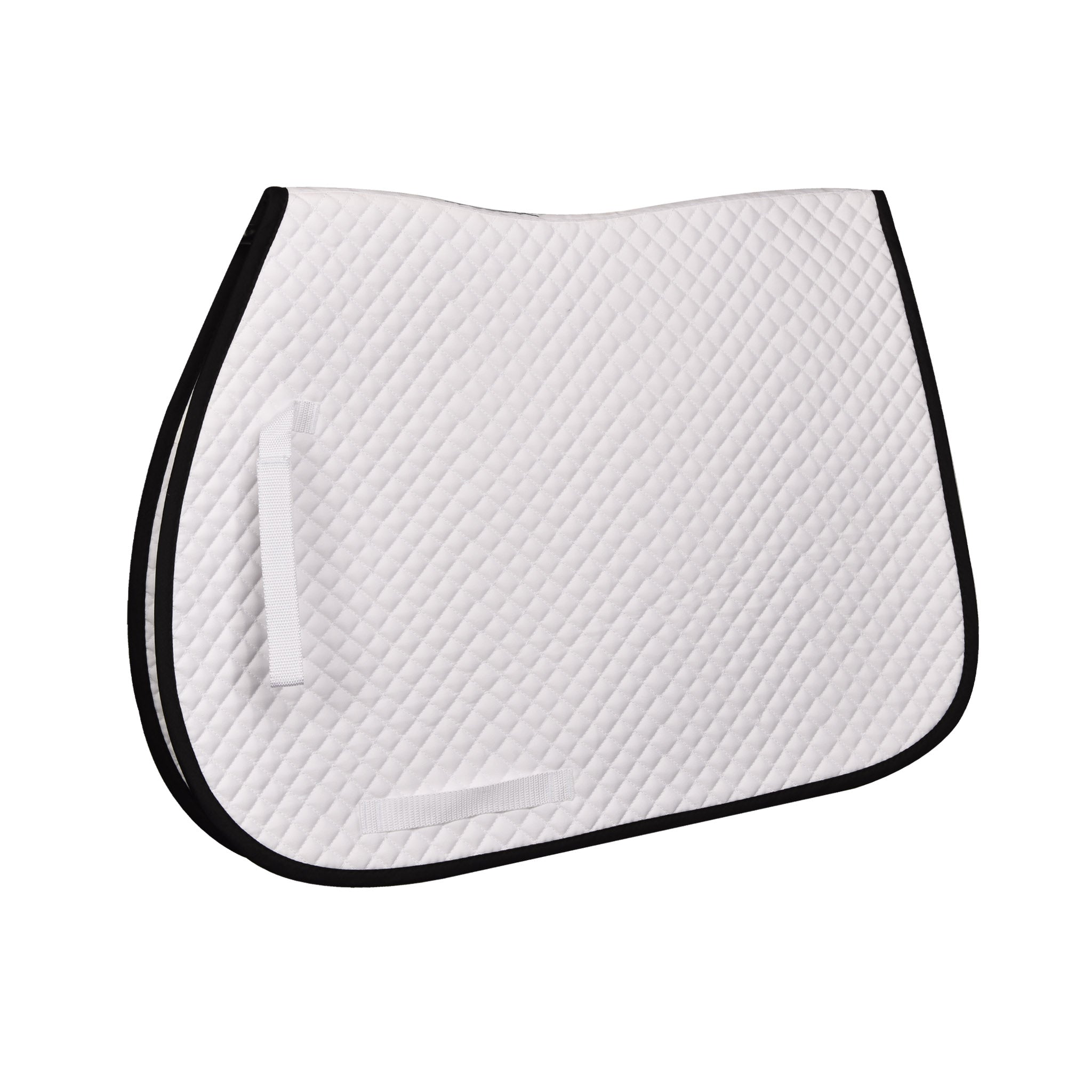 Pro Mini Diamond All-Purpose Saddle Pad - White/Black