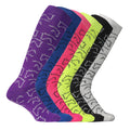 AWST Int'l Ladies Horse Heads Knee Socks - 6 pack
