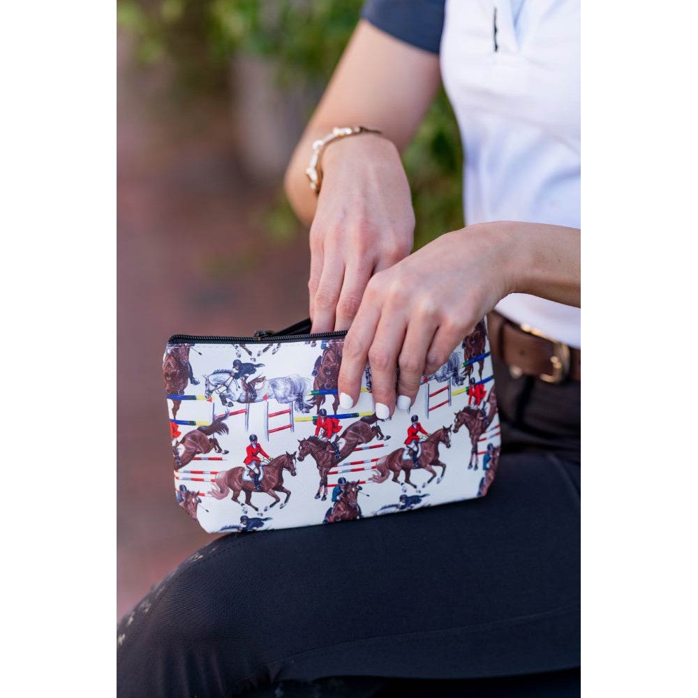 AWST Int'l "Lila" Jumpers Medium Cosmetic Pouch
