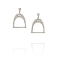 AWST Int'l Silver Plated Stirrup Earrings