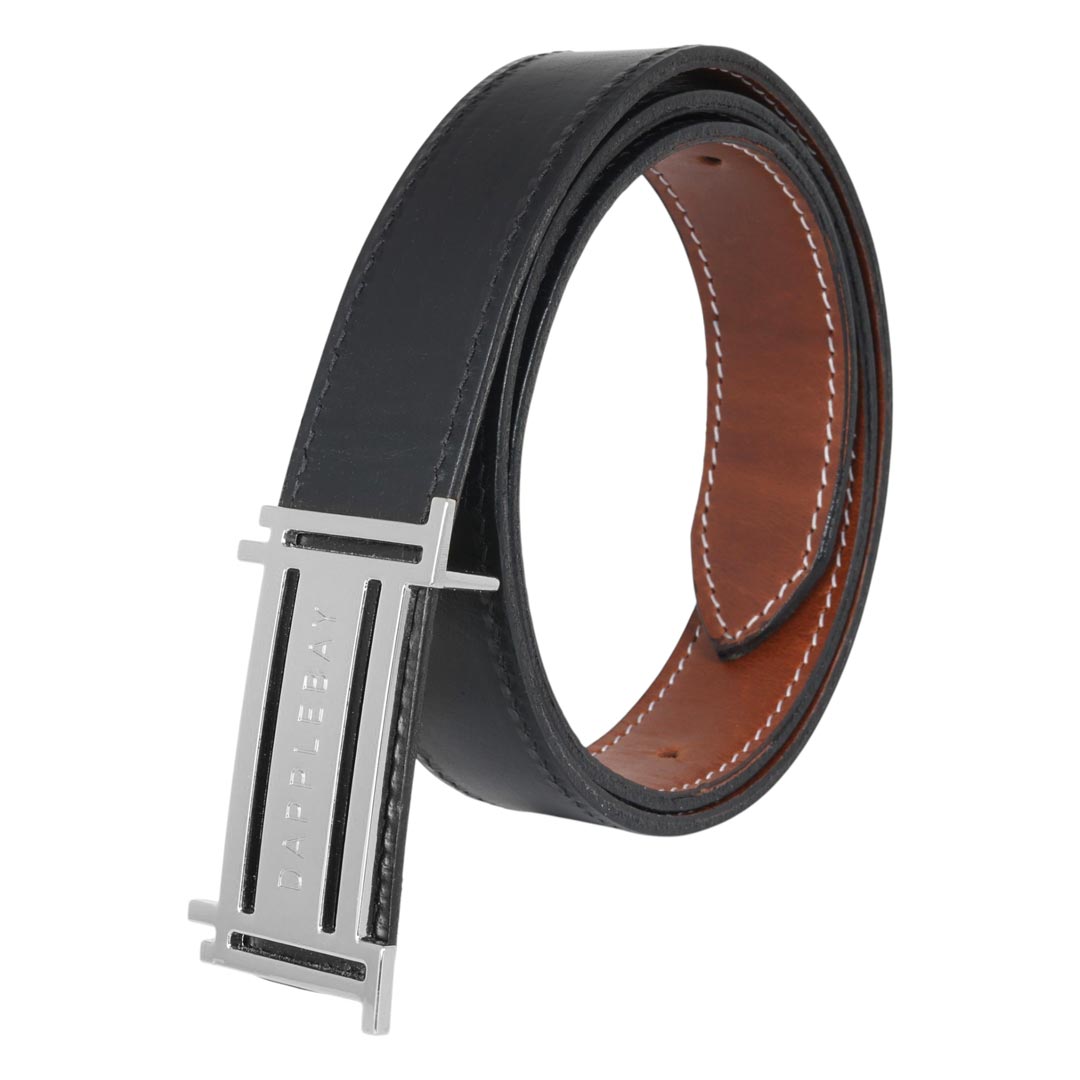 Dapplebay Reversible Jump Belt - Silver