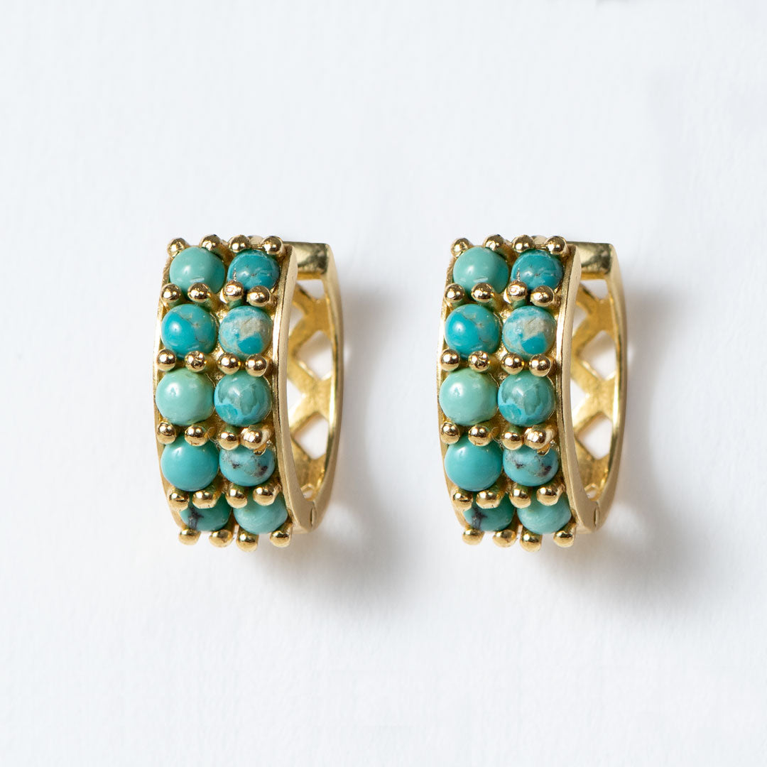 Prism - Linea Turquoise Equestrian Earring