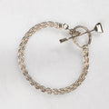 Luxe Horseshoe Clasp Bracelet in Silver