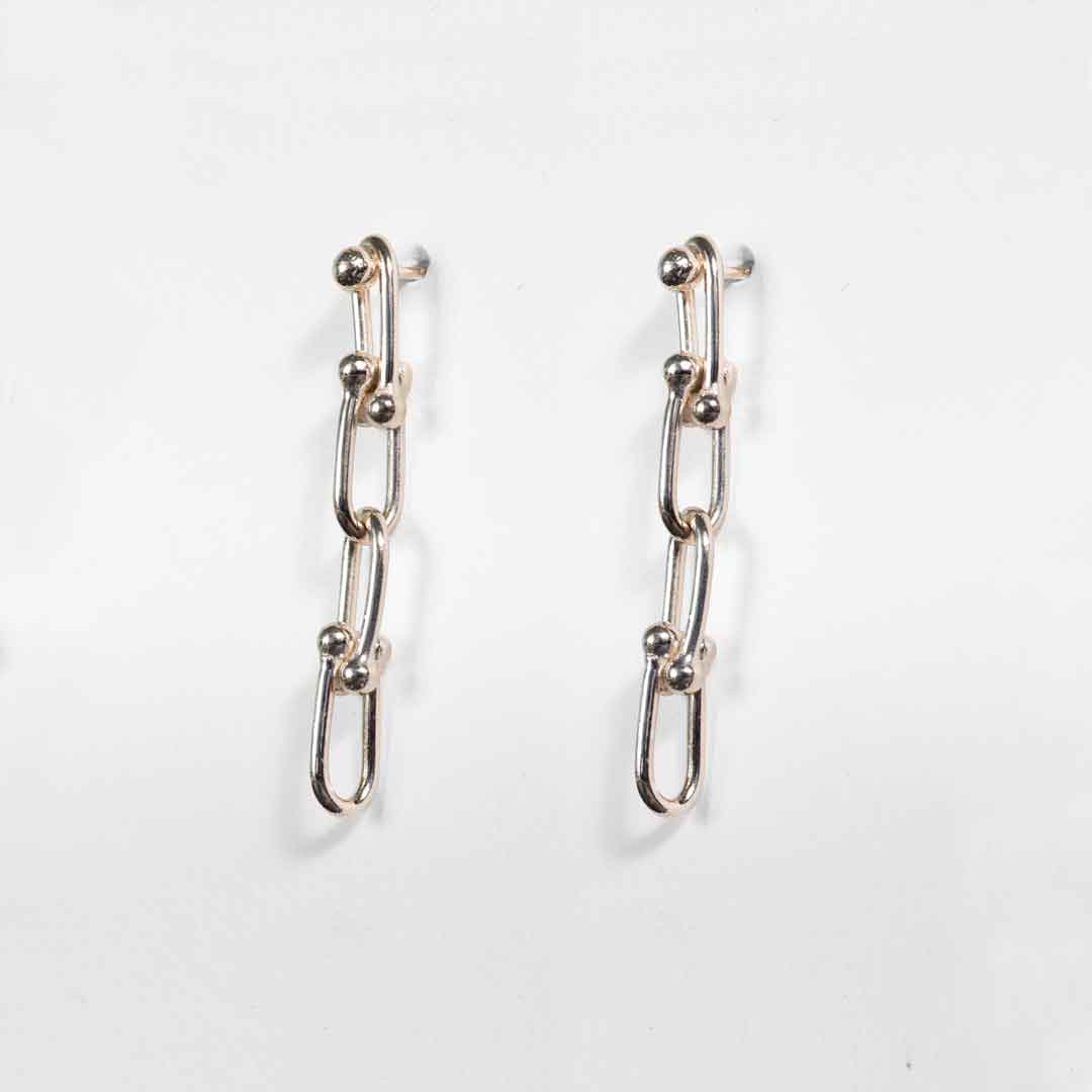 Bellamy - Horseshoe Link Equestrian Bracelet in Silver