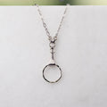 Camden- Equestrian Horse Bit Necklace in Silver