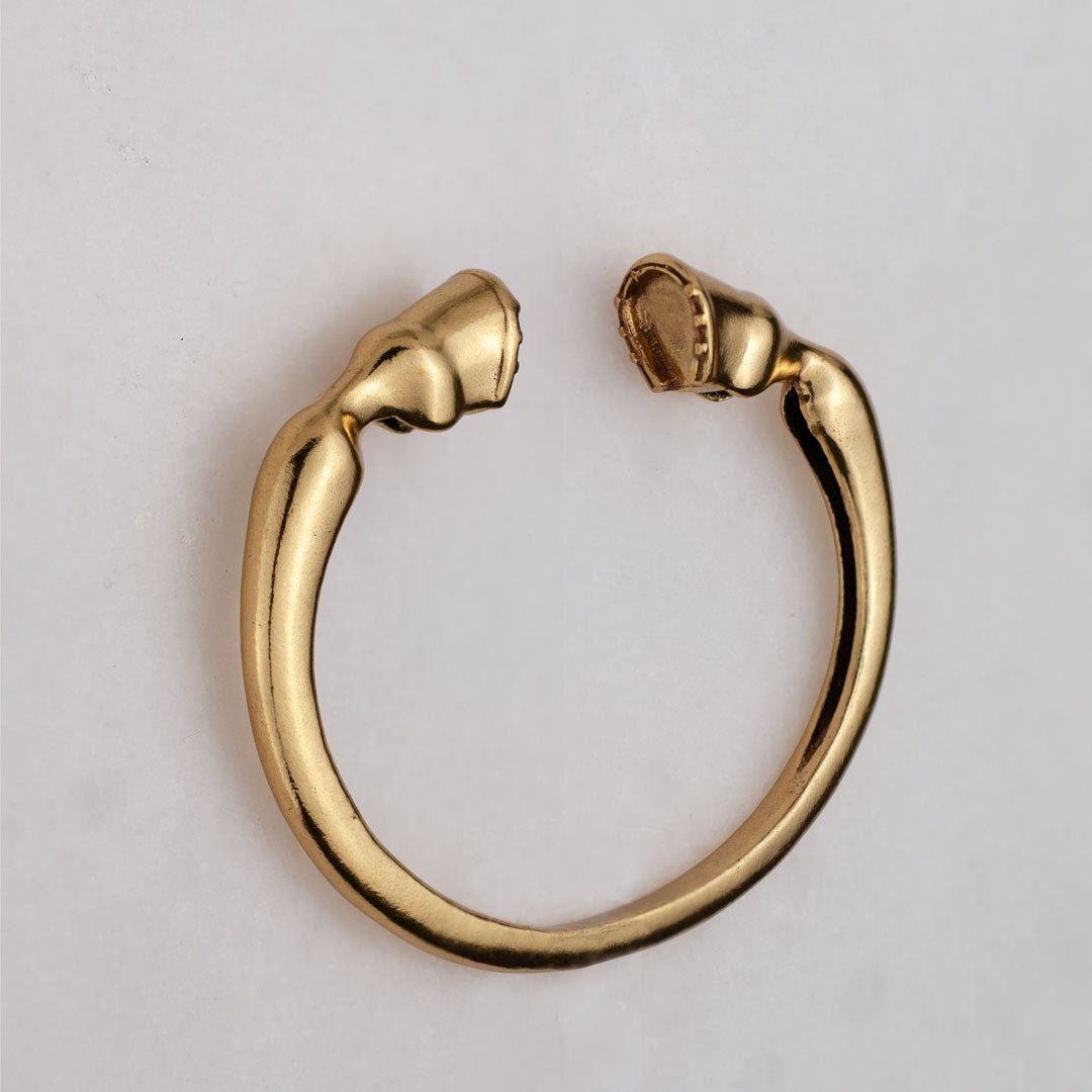 Cavallo -  Horse Hoof Equestrian Bracelet in Gold