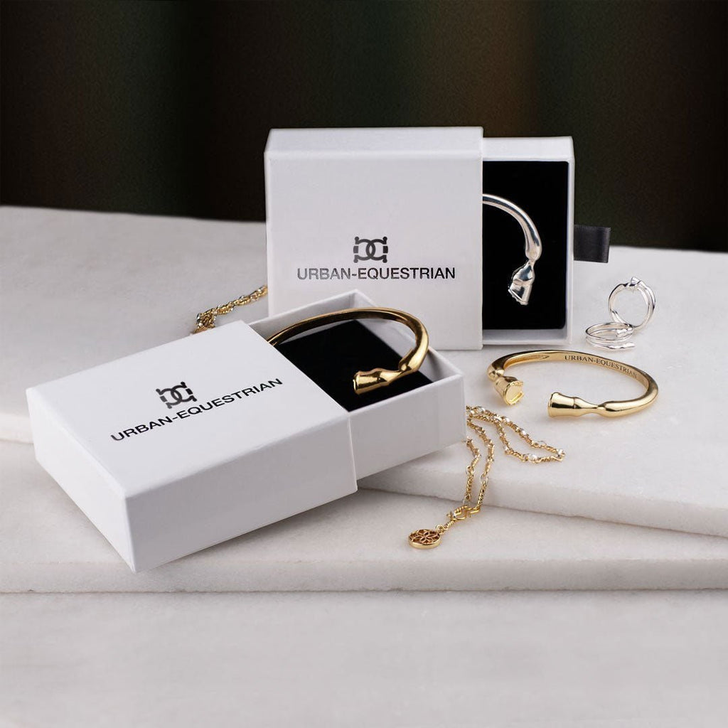 Cavallo - Horse Hooves Equestrian Ring in Gold