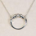 Cavallo - Moissanite Horse Hoof Necklace in Silver