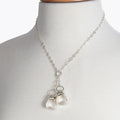 Cheyenne - Double Western Stirrup Necklace in Silver