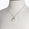 Cheyenne - Single Western Stirrup Necklace in Silver