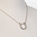 Classique - Equestrian Horseshoe Necklace in Silver