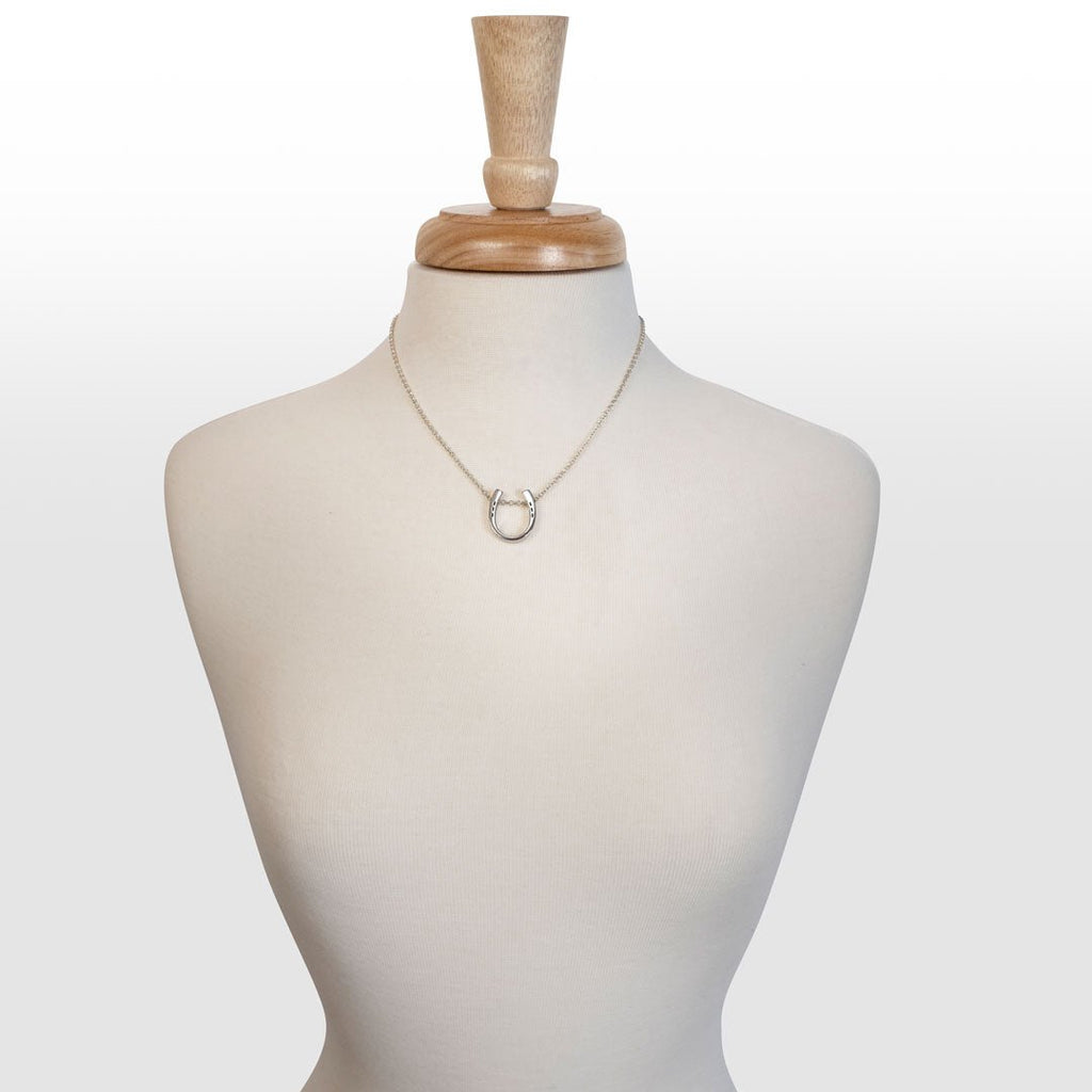 Classique - Equestrian Horseshoe Necklace in Silver