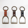 Conroy - Horse Stirrup Keychain in Deep Brown