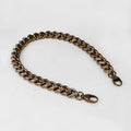 Chunky Curb Antique Brass Chain Strap