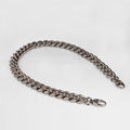 Chunky Curb Nickel Finish Chain Strap