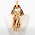 Empire - Stylized Equestrian Scarf in Apricot