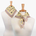 Hunt Club - Stylized Equestrian Scarf in Yellow and Sand