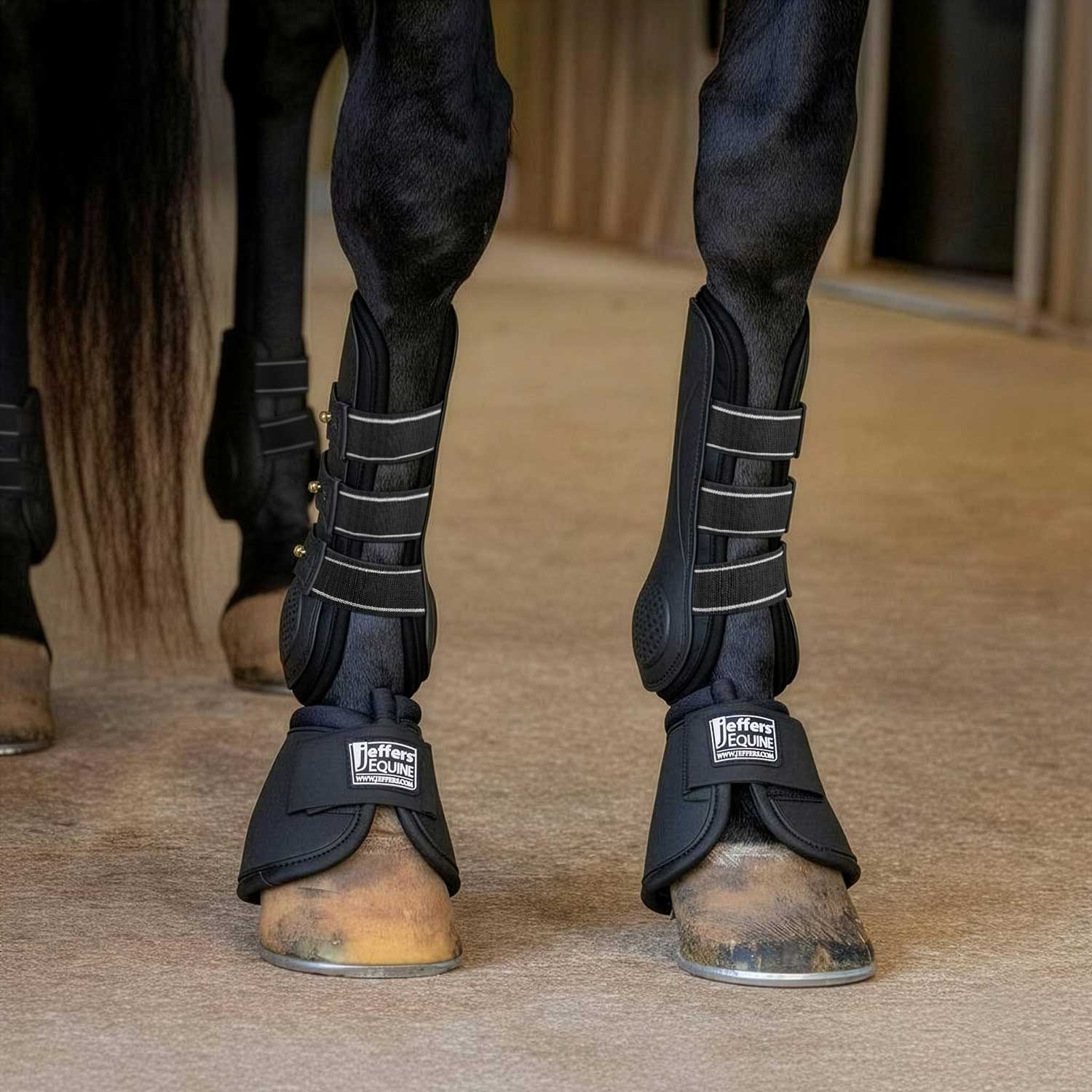 Jeffers Uniquely English Horse Tendon Boots, 2-Pack