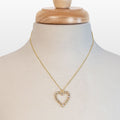 Keepsake - Moonstone Heart Necklace in Gold