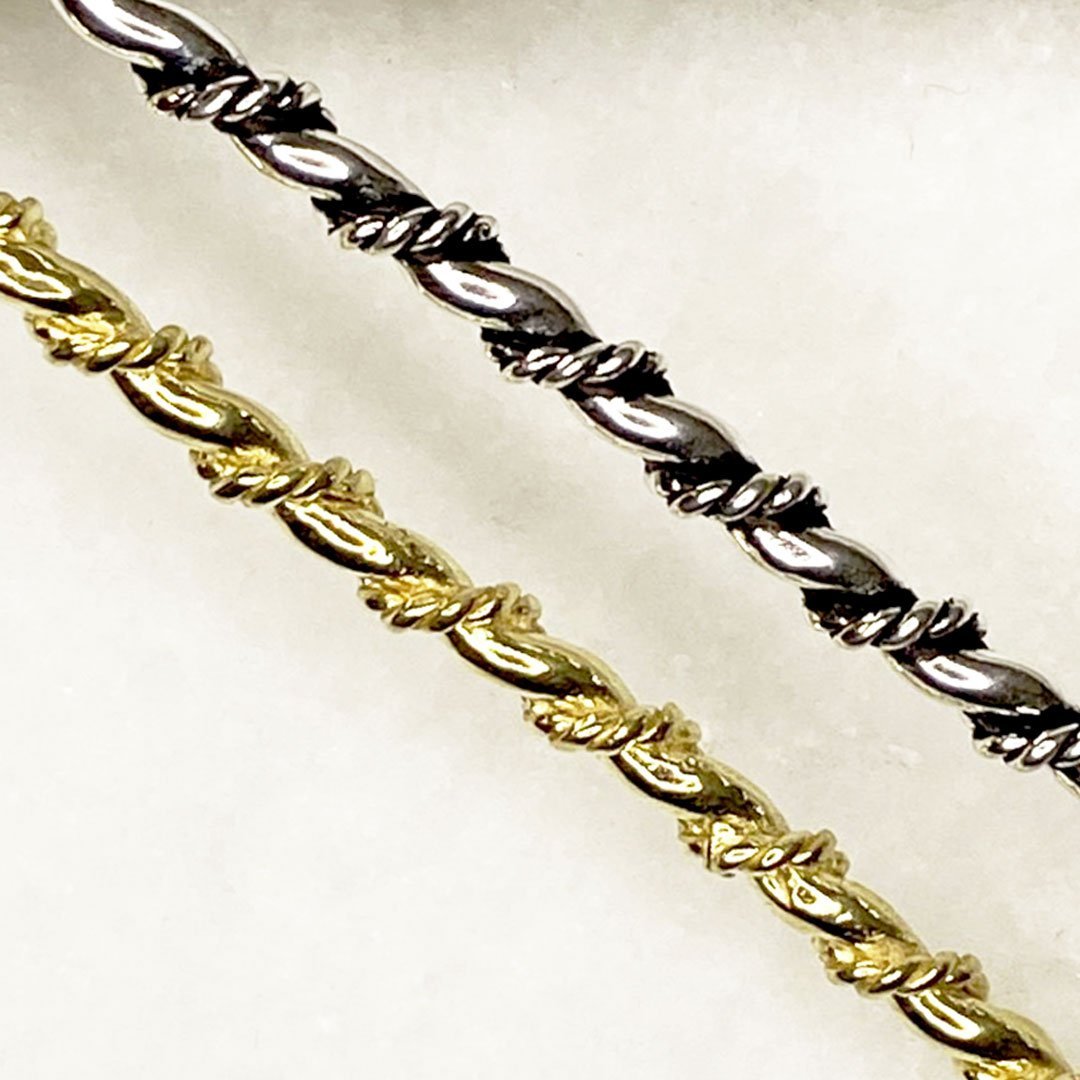 Lariat  - Triple Rope Twist Mane Tamer Hair Pin in Gold