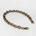 Chunky Loop Antique Brass Chain Strap