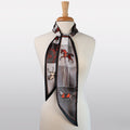 Madrigal - EQ & GEO Multi-Color Equestrian Scarf in Grey