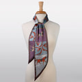 Madrigal - EQ & GEO Multi-Color Equestrian Scarf in Purple