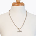 Odeza - Horse Bit Toggle Equestrian Necklace in Silver
