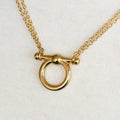 Orion - Equestrian Horse Bit Necklace in Gold