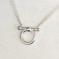 Orion - Equestrian Horse Bit Necklace in Silver