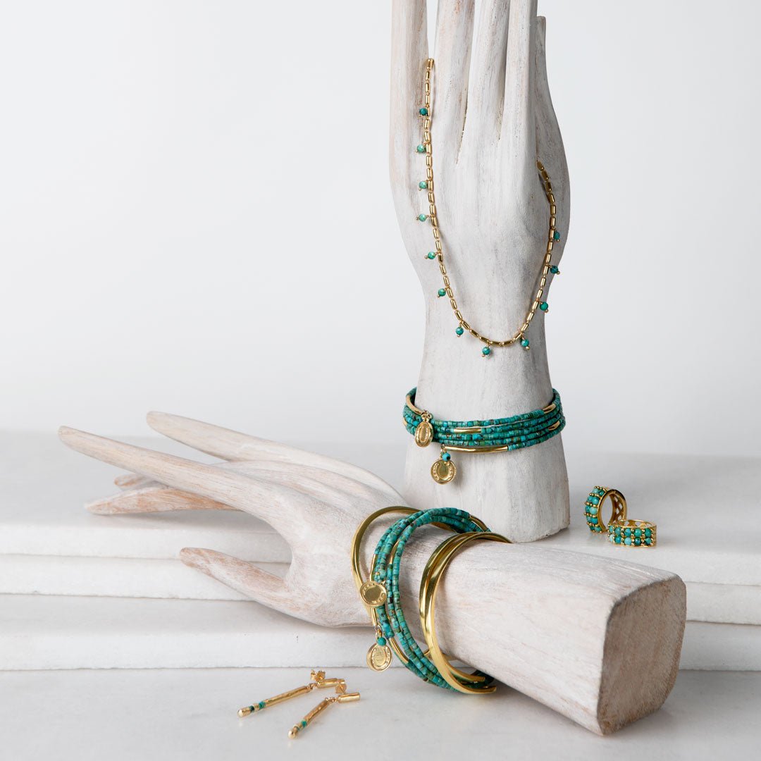 Prism - Turquoise Equestrian Horseshoe Necklace & Choker