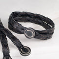 Rialto - Double Wrap Horseshoe Snap Bracelet in Pewter