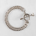 Cavaletti - T Bar Horseshoe Clasp Bracelet in Silver
