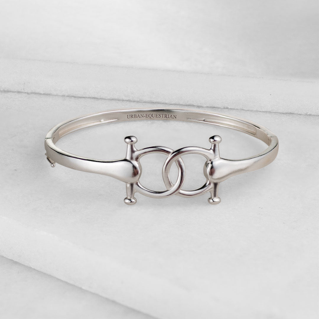 Talisman - Horse Bit Equestrian Ring in Silver